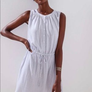 Loft Pinstriped Rayon Dress Size XS